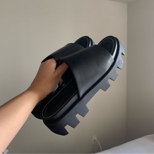 UO roxy chunky slides